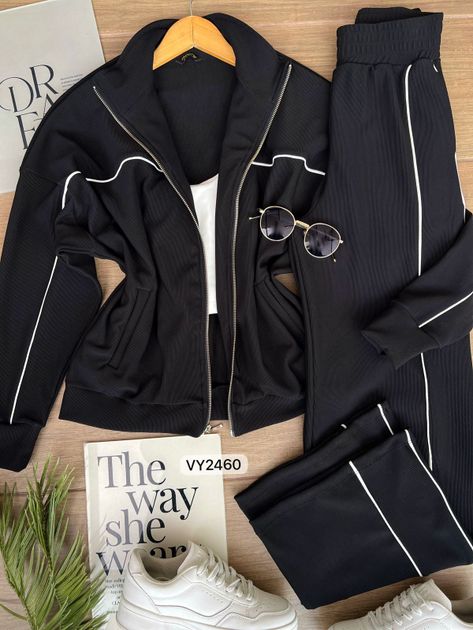 SET RIB CHAQUETA CIERRE Y PANTALON VY2460