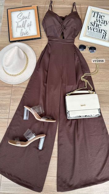 ENTERIZO NUDO CRUZADO VY2856 en Beige — foto 5