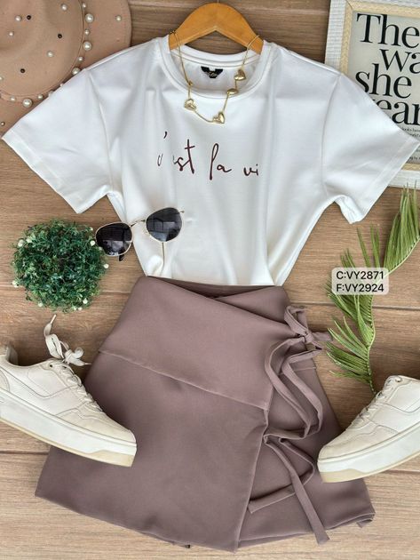 FALDA SHORT VY2924 en CAFE — foto 6