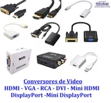 Imagen de la categoría CONVERSORES HDMI-VGA  RCA DVI  DISPLAY_PORT MINI