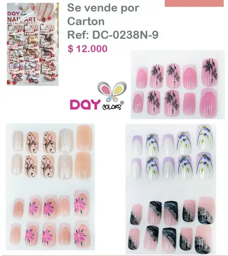 DC0238N-9 UÑAS DECORADAS