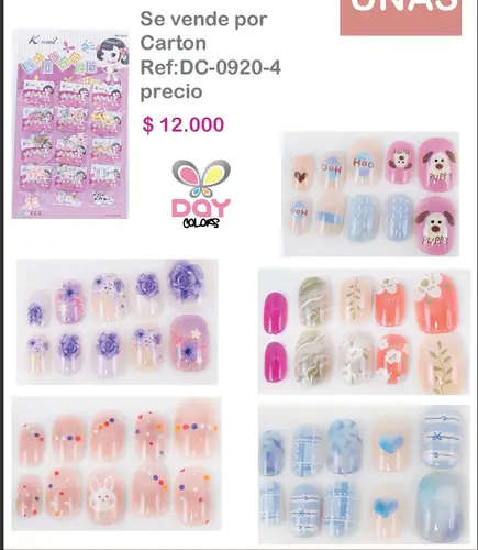 DC0920-4 UÑAS DECORADAS