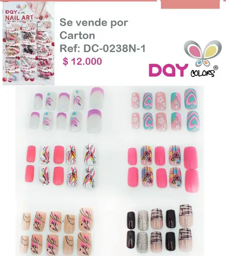 DC0238N-1 UÑAS DECORADAS
