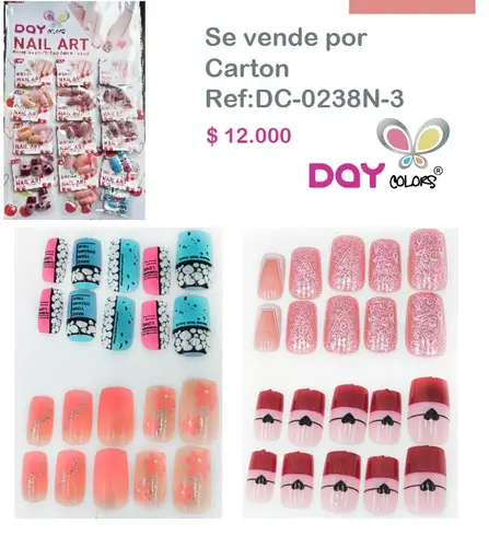 DC0238N-3 UÑAS DECORADAS