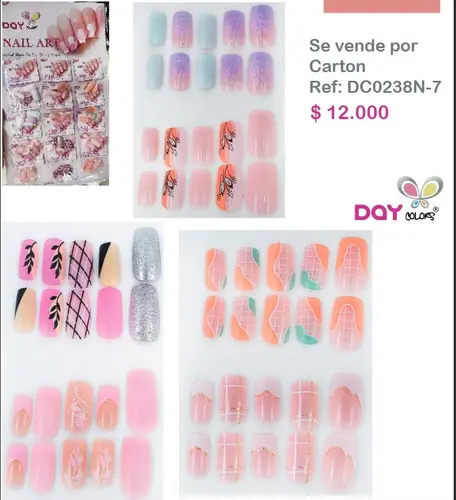 DC0238N-7 UÑAS DECORADAS